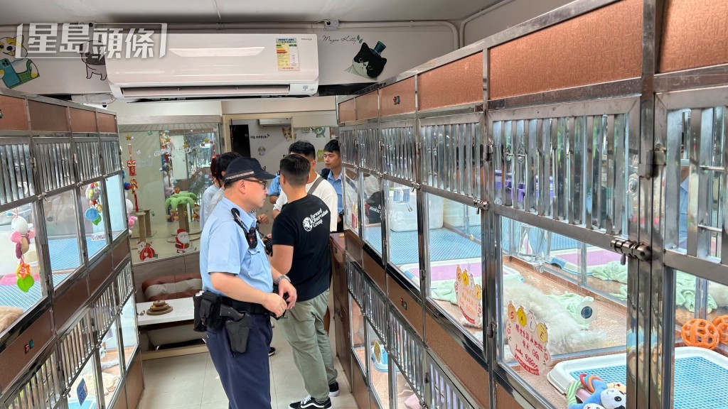 現場是勝利道26A號一間寵物店。 現場是勝利道26A號一間寵物店。