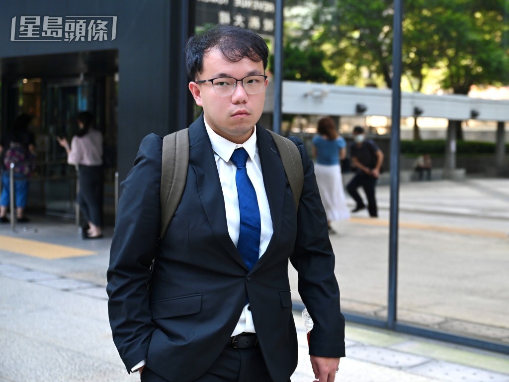 原告蔡文浩。資料圖片 原告蔡文浩。資料圖片