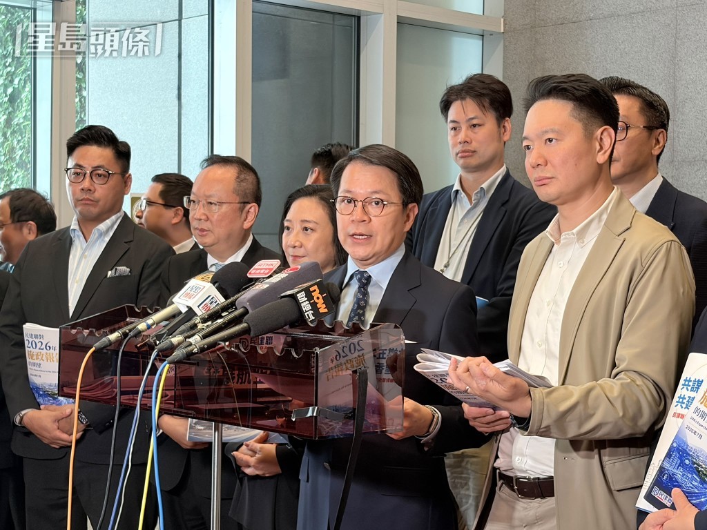 民建聯主席陳克勤。 民建聯主席陳克勤。