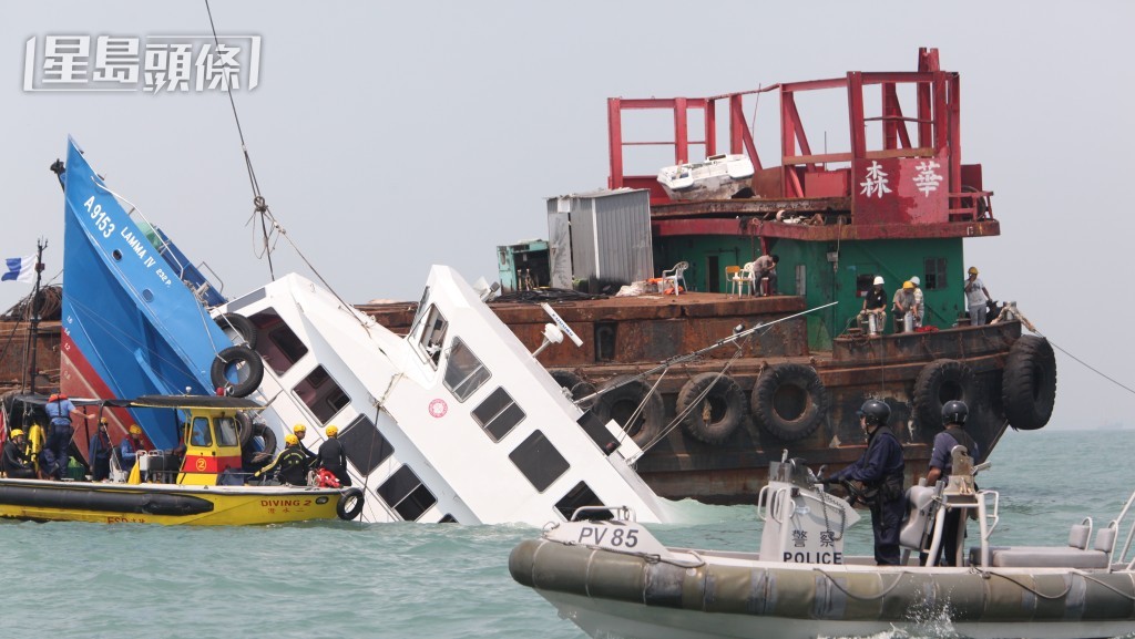 南丫四號撞船意外造成39人葬身大海。資料圖片