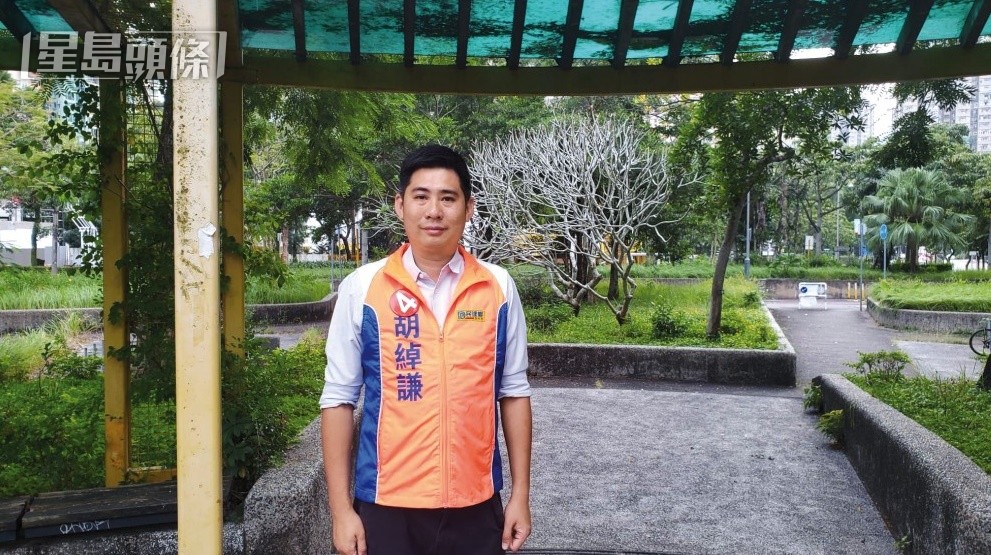 大埔区议员胡绰谦。 大埔区议员胡绰谦。