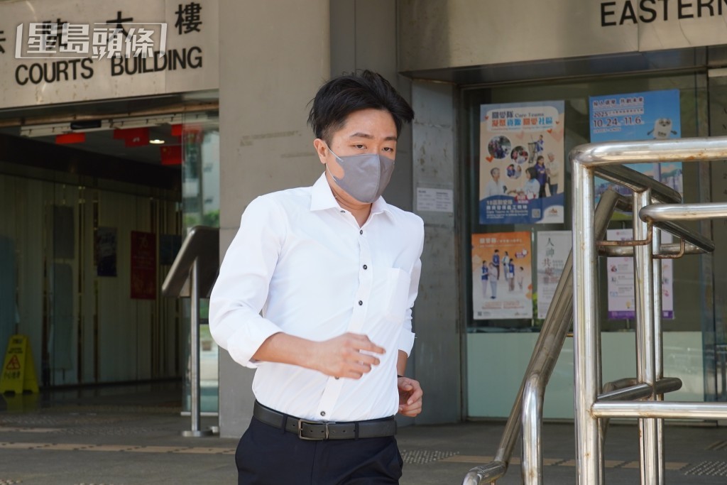 林顯豪涉招攬包括長林振邦 (圖)在內人士做傀儡保險代理及投保人呃佣金。葉偉豪攝