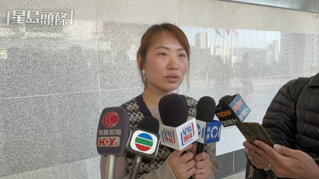 工業傷亡權益會總幹事蕭倩文呼籲當局徹查。曾志恆攝