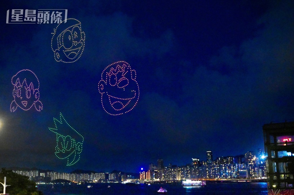 本港已不断尝试低空经济，包括无人机表演。资料图片