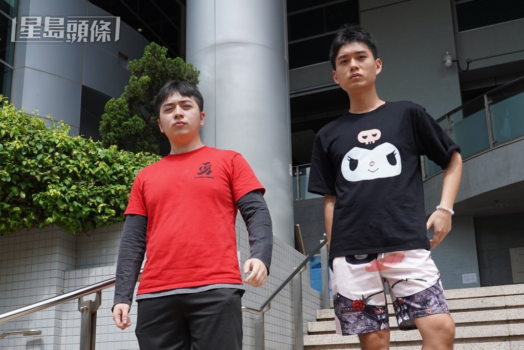 被告曾維誠（左）和葉嘉健（右）。葉偉豪攝