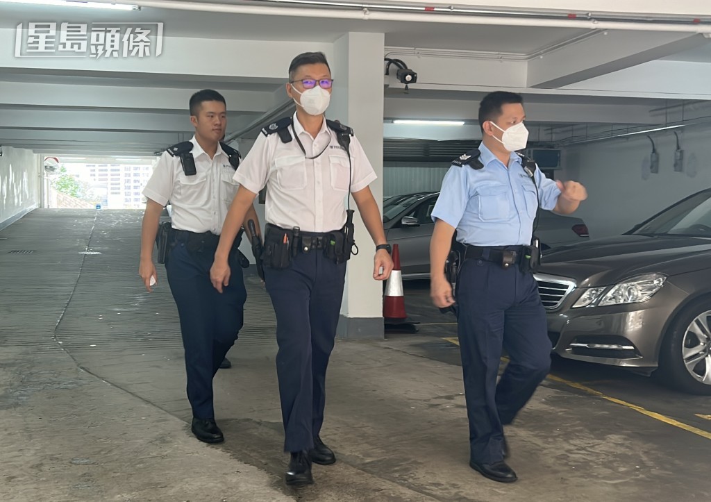 警員到場調查。林思明攝