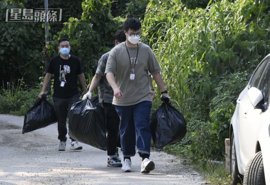 警方案發後到現場調查。資料圖片 警方案發後到現場調查。資料圖片