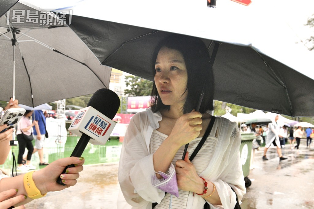 深圳遊客辜小姐。盧江球攝