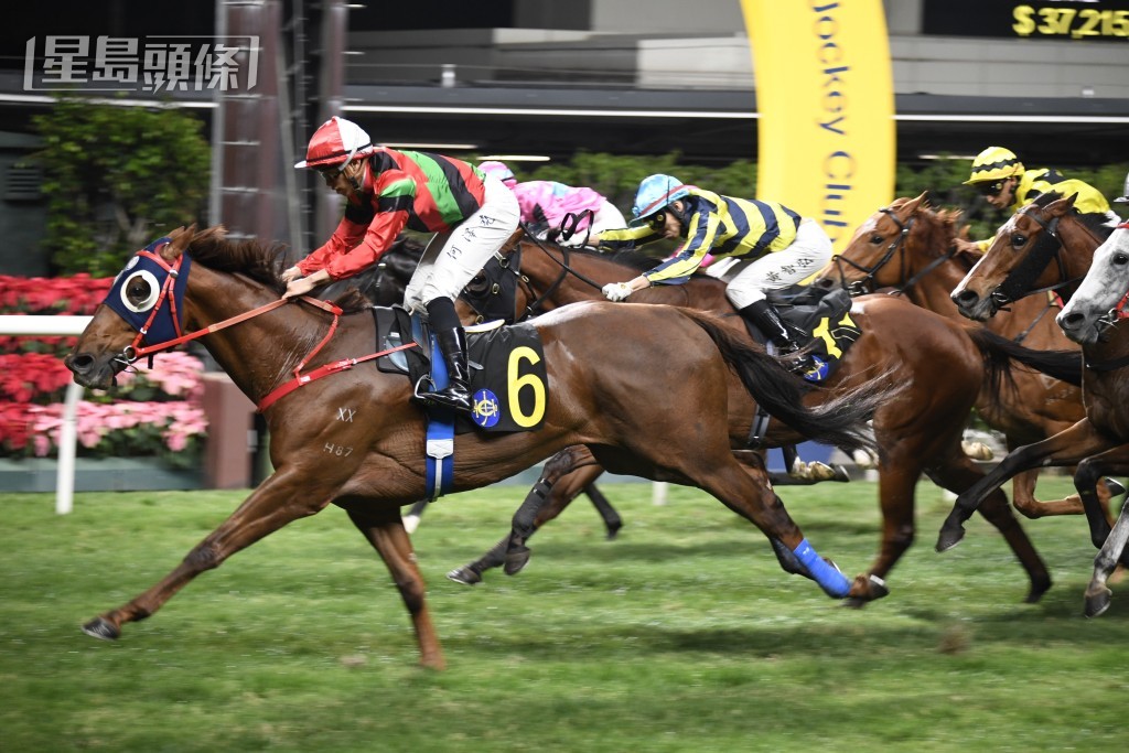 「獎星」上場增程跑千八米即勝，今場出戰泥地千八米保良局盃，力爭連捷兼捧盃。