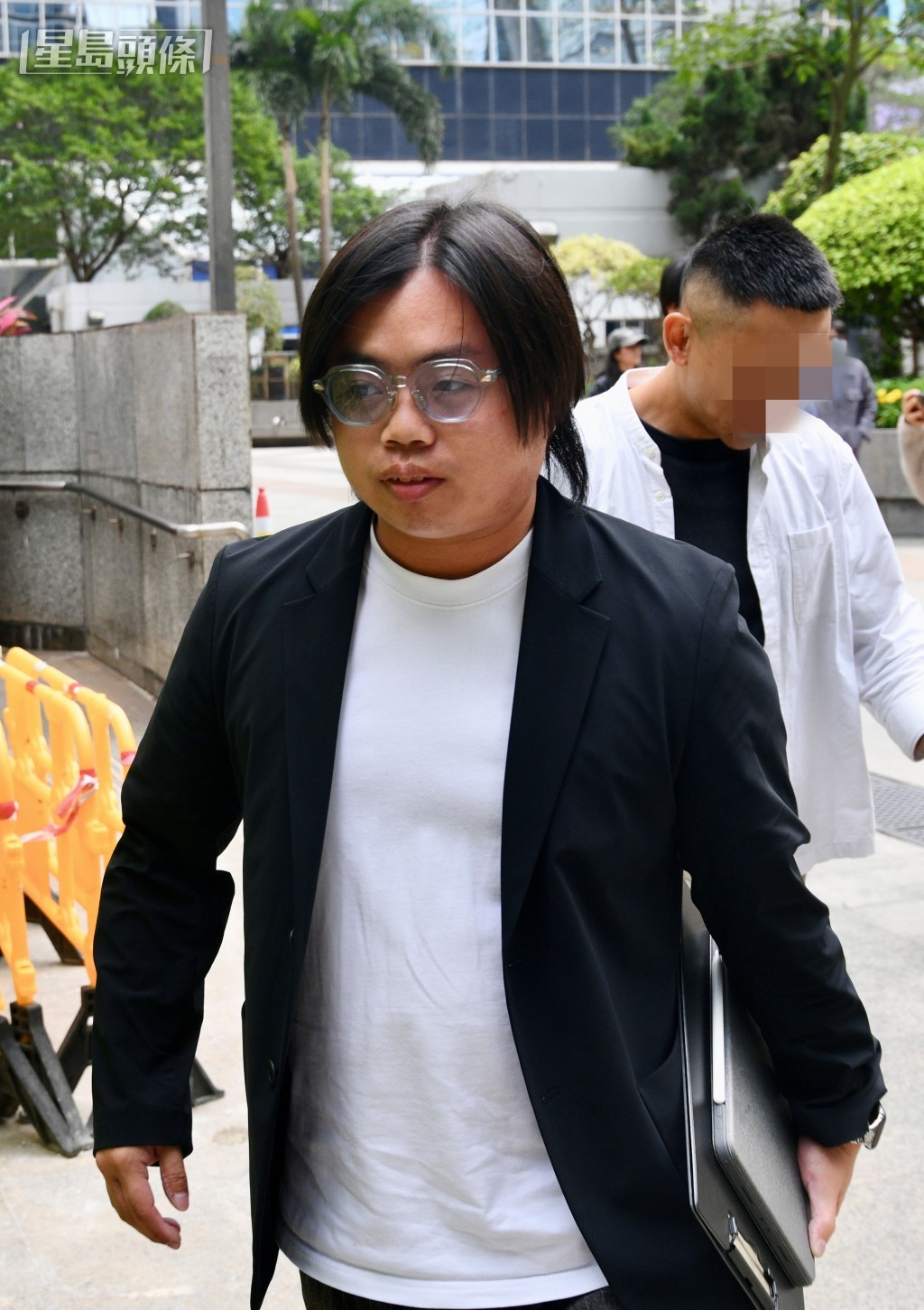 陳樂燊否認控罪受審。盧江球攝 陳樂燊否認控罪受審。盧江球攝