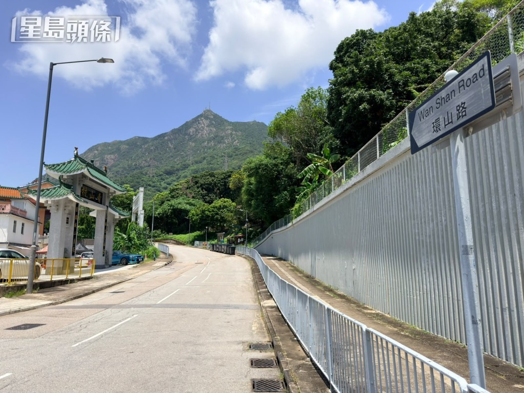 事發現場為環山路青山村。梁國峰攝 事發現場為環山路青山村。梁國峰攝