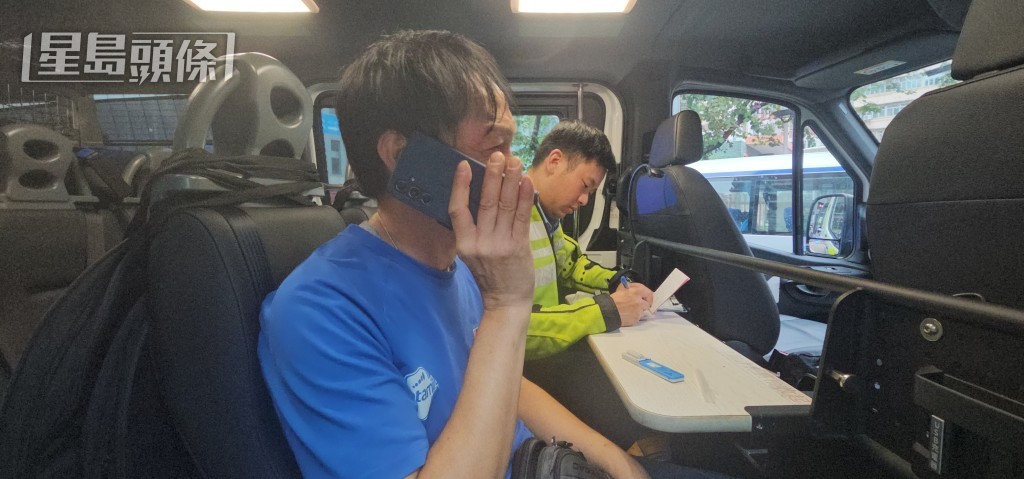 警方帶走司機調查。資料圖片