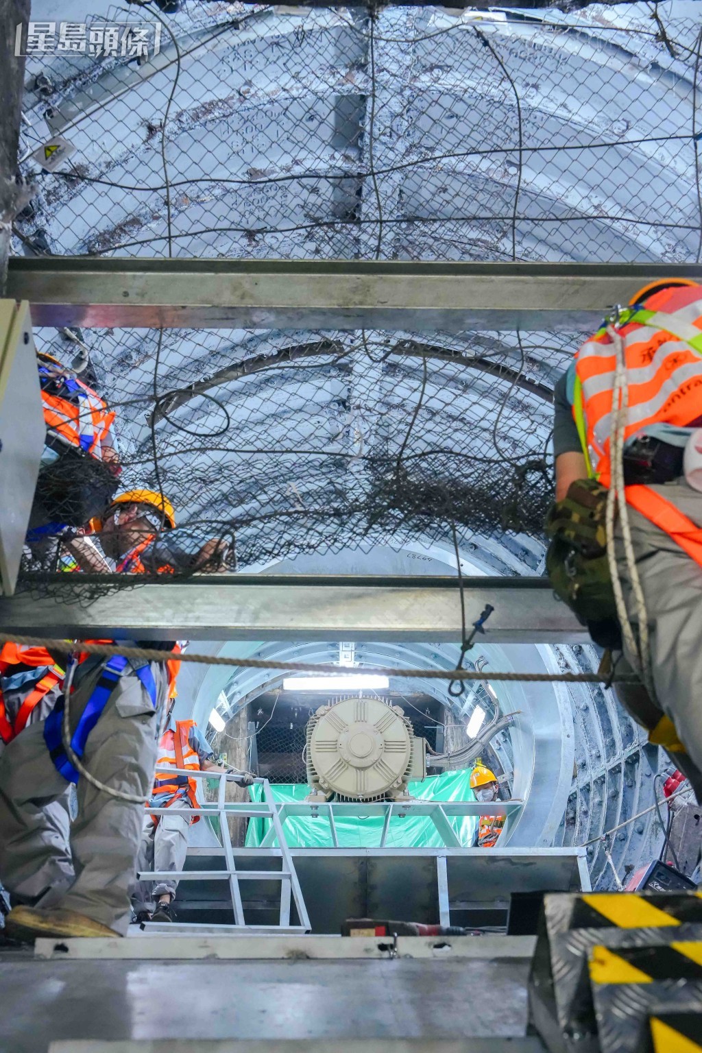 觀塘綫隧道大型基建設施更新工程。港鐵供圖 觀塘綫隧道大型基建設施更新工程。港鐵供圖