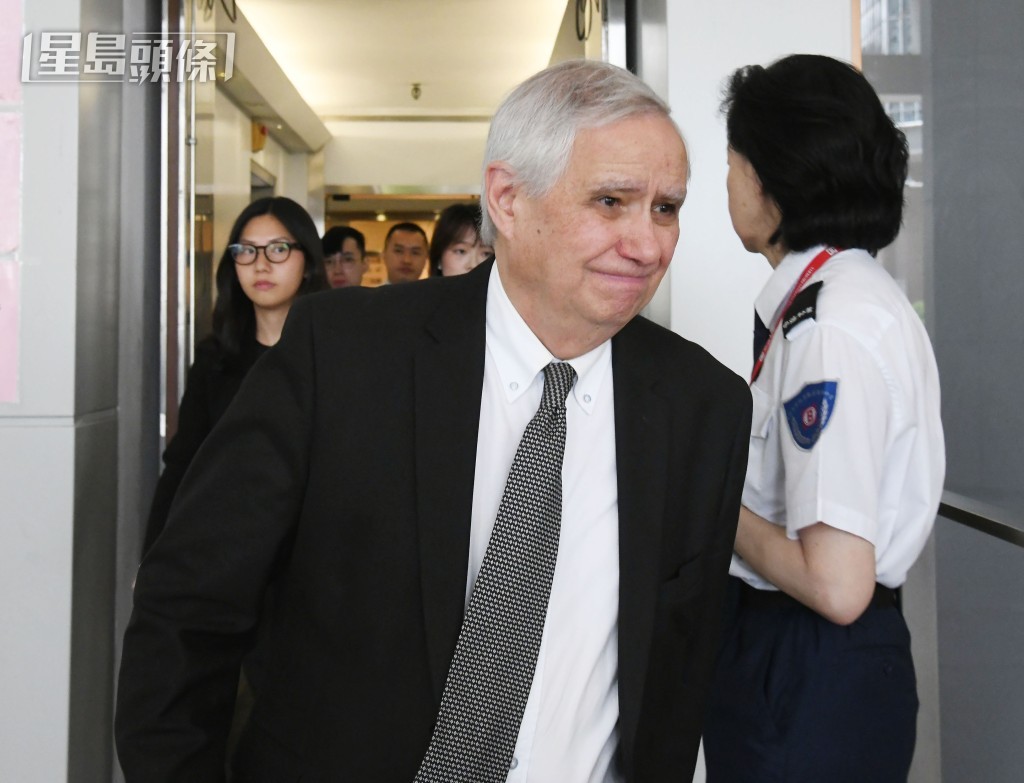 代表許家印的資深大律師鮑毅龍。何健勇攝 代表許家印的資深大律師鮑毅龍。何健勇攝