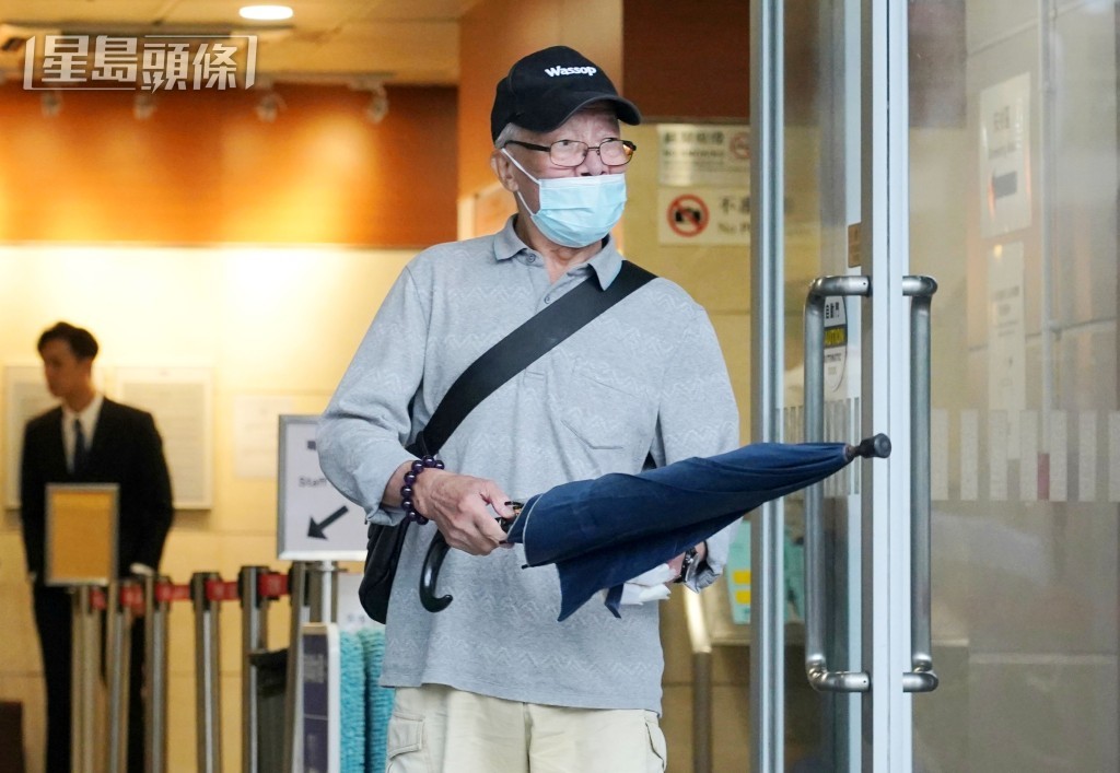 何伯早前出庭。資料圖片