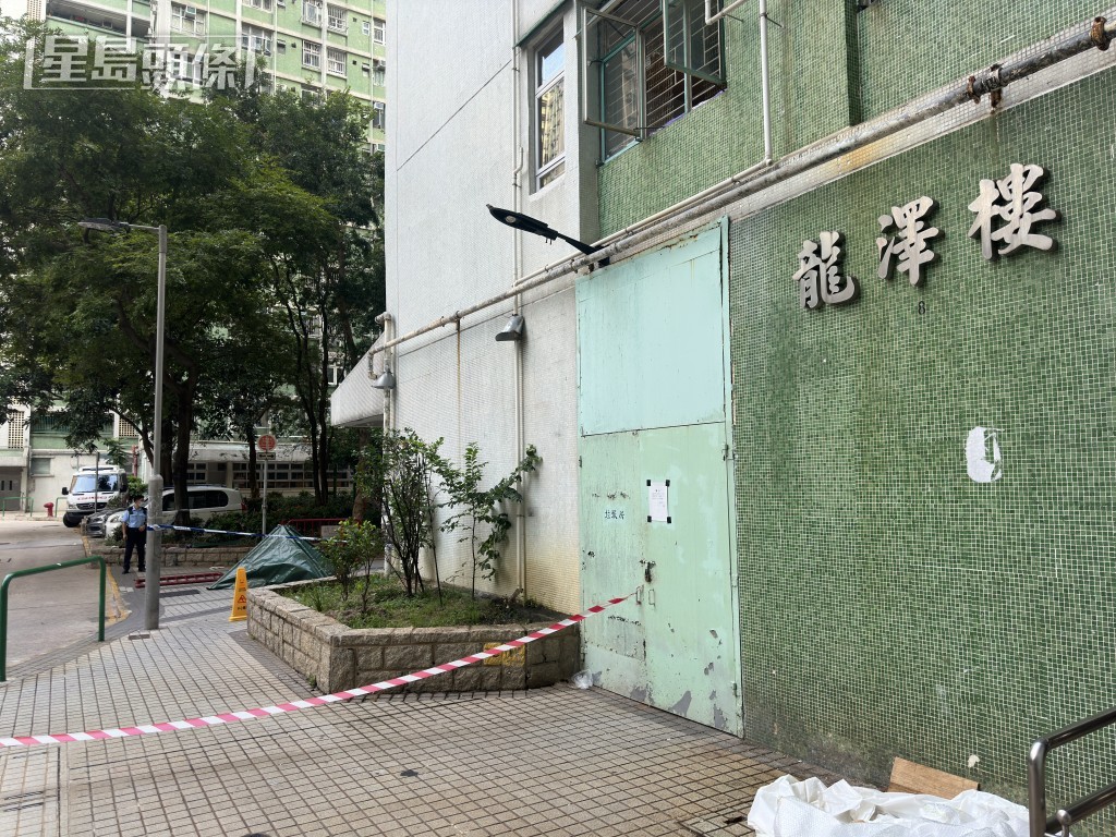 現場是龍澤樓。梁國峰攝 現場是龍澤樓。梁國峰攝
