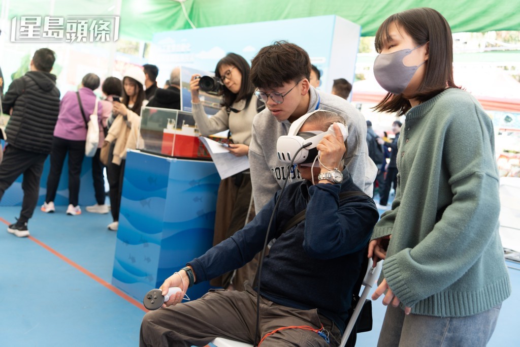 現場也設有一些體驗區。