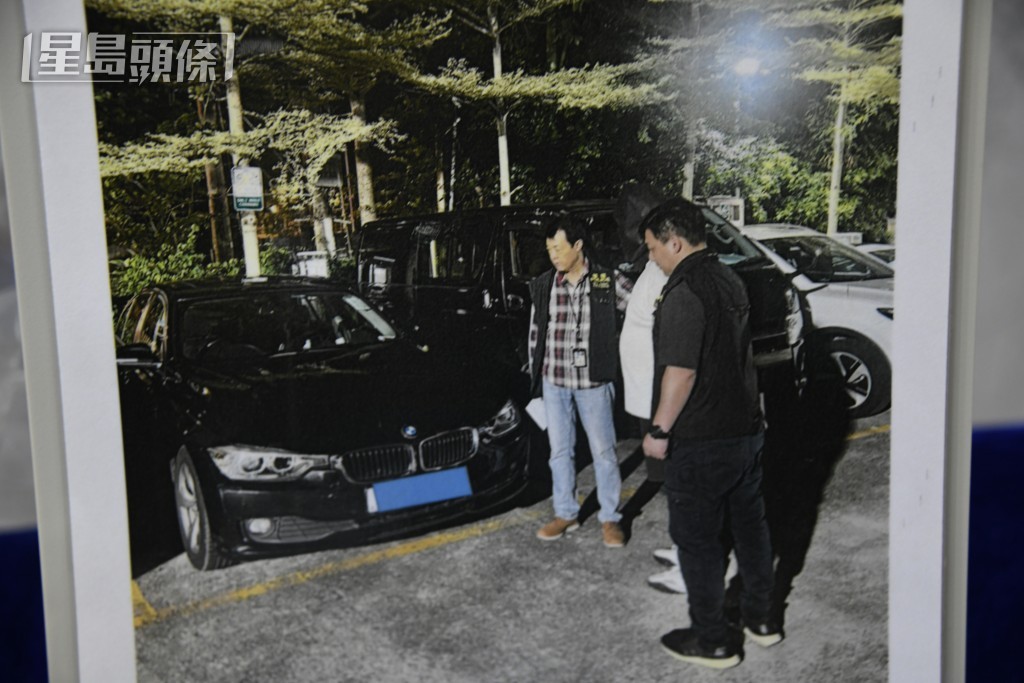 警方在新田一停車場起回涉案車輛。