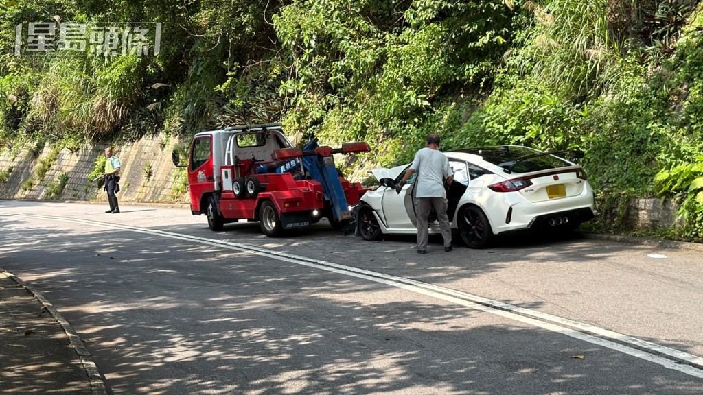 拖車到場善後。 拖車到場善後。