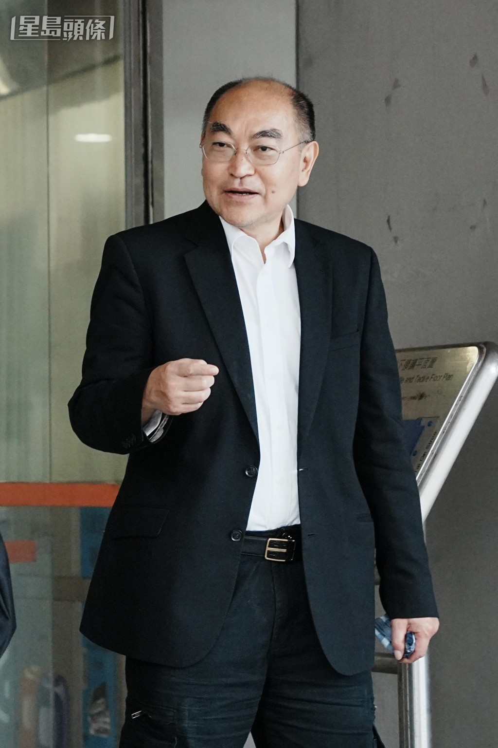 代表女保安蕭榮娟的律師吳文堅。汪旭峰攝