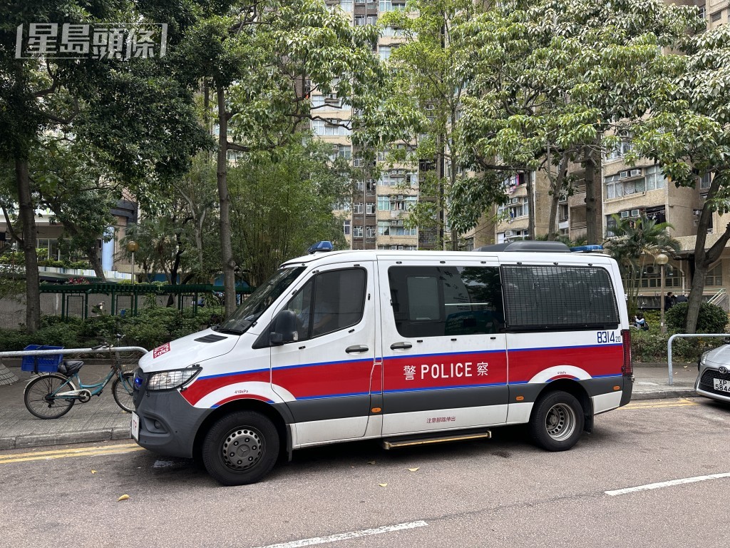 警員到場。梁國峰攝