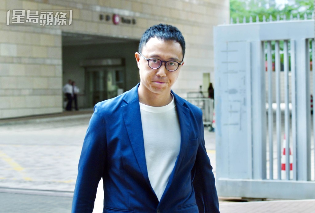 屠俊翹被裁定無罪後離開法庭。盧江球攝 