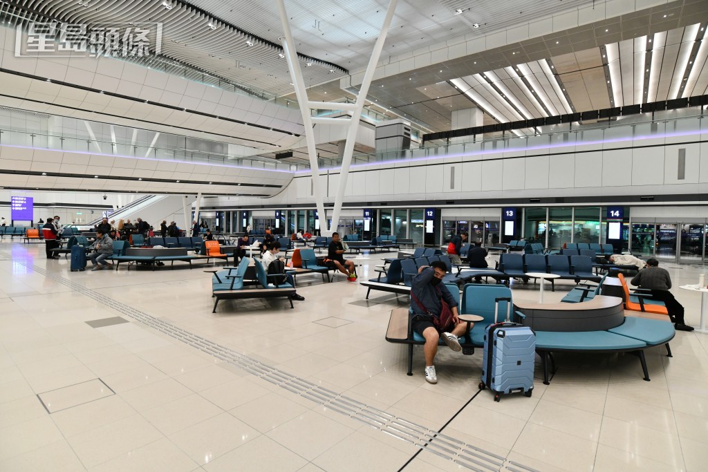 二號客運大樓可無縫連接一號客運大樓。