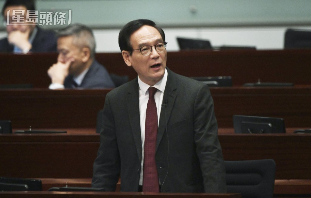 謝偉銓表示,強拍情況下「資不抵債」機會很低。資料圖片 謝偉銓表示,強拍情況下「資不抵債」機會很低。資料圖片