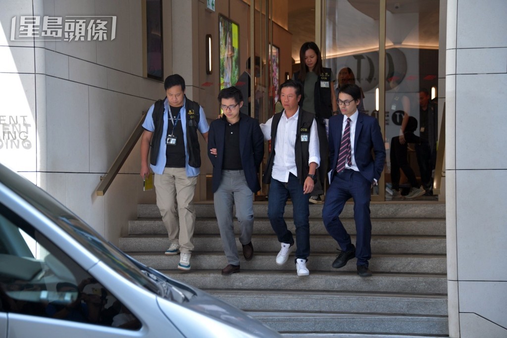 林作當日涉案被捕。資料圖片