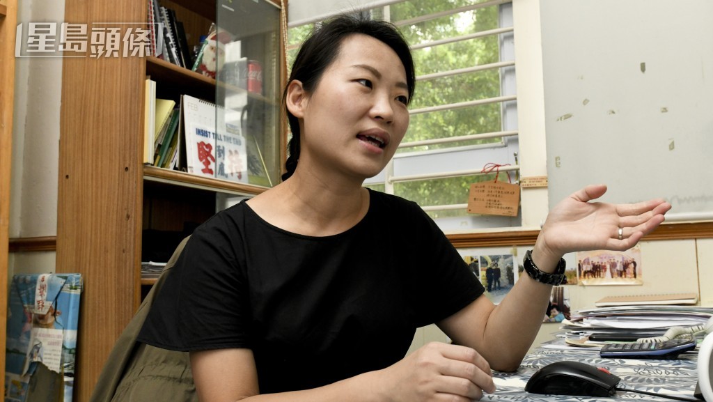 蕭倩文對警方在安達臣道塌天秤案中,採取拘捕行動表示歡迎。資料圖片 蕭倩文對警方在安達臣道塌天秤案中,採取拘捕行動表示歡迎。資料圖片