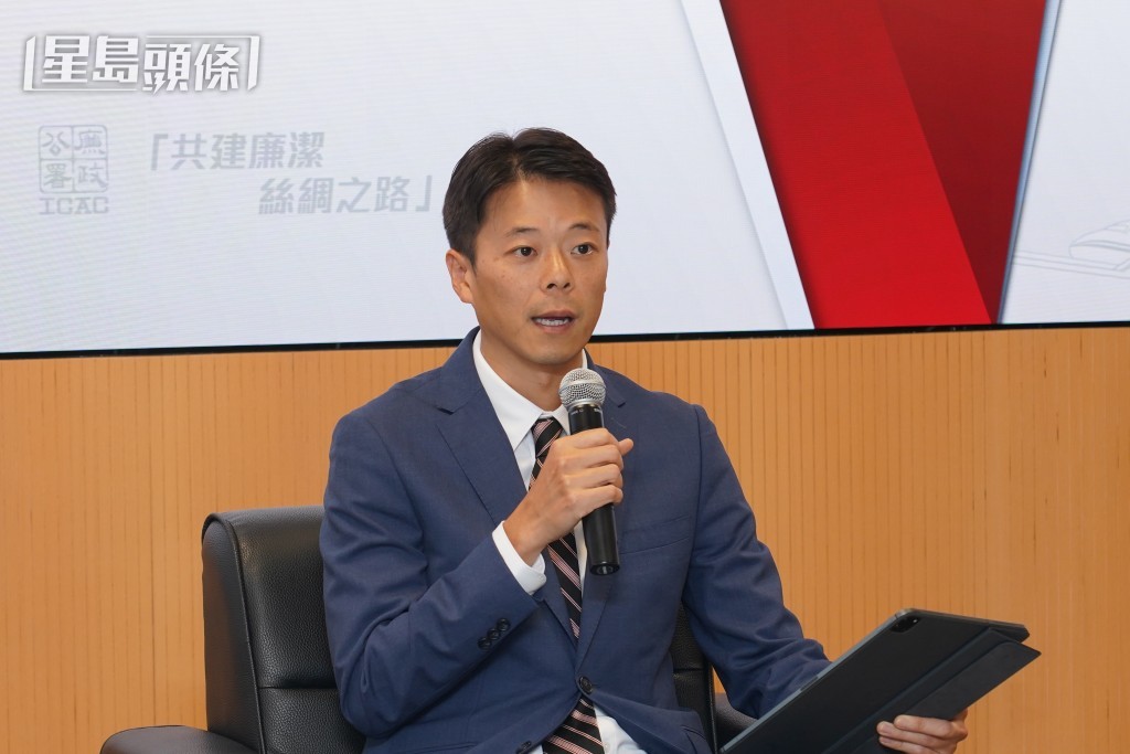 柳智浩指課程旨在提升一帶一路地區反貪能力。葉偉豪攝 柳智浩指課程旨在提升一帶一路地區反貪能力。葉偉豪攝
