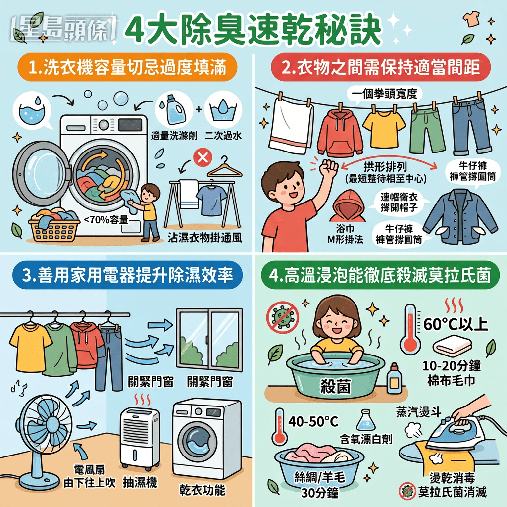 家事达人亲授4大除臭速干秘诀 家事达人亲授4大除臭速干秘诀