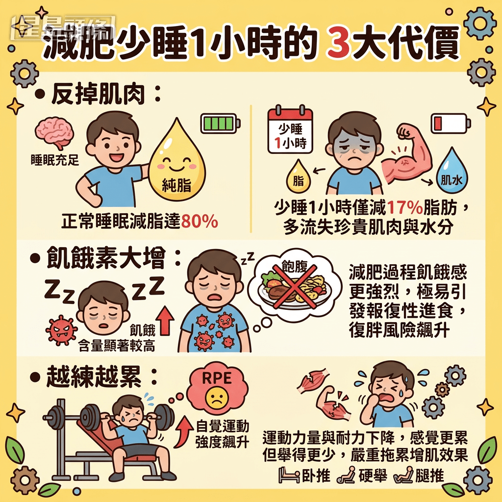 少睡一小時引發報復性進食 「飢餓素」含量顯著較高 少睡一小時引發報復性進食 「飢餓素」含量顯著較高