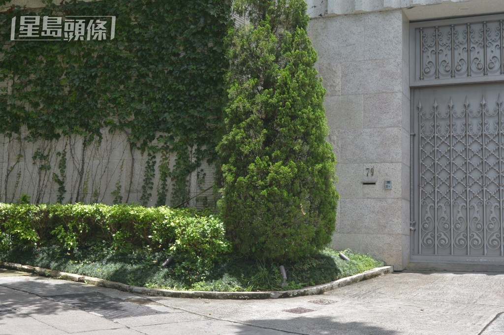 深水灣道79號李嘉誠大宅外傳出異味，證實是山坡上有野豬屍體。資料圖片