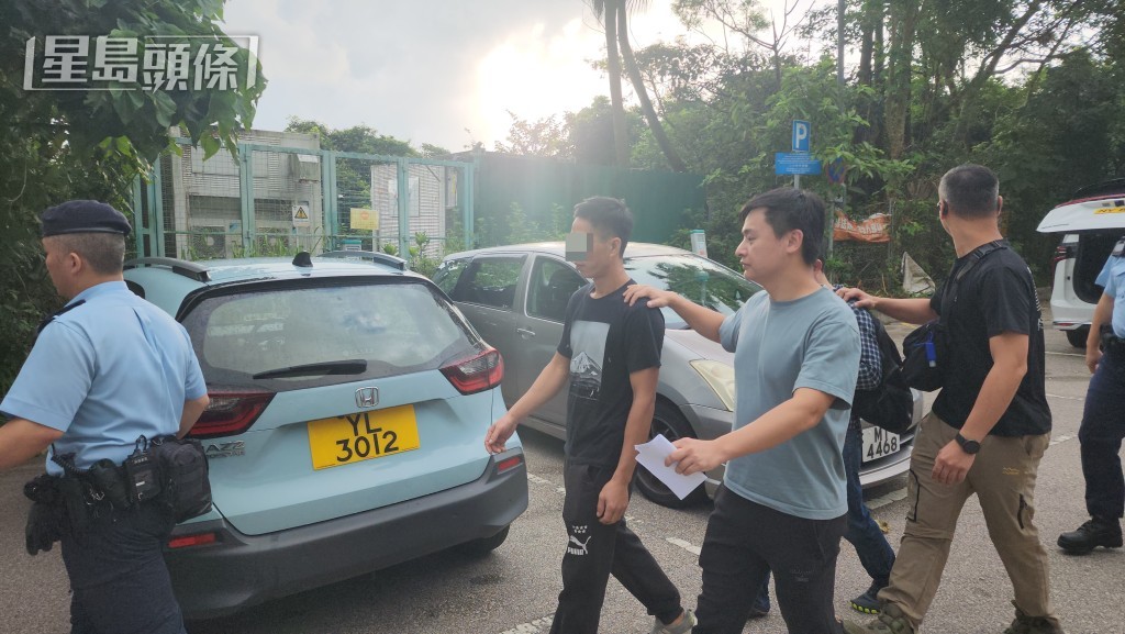 警方帶走8人調查。 警方帶走8人調查。