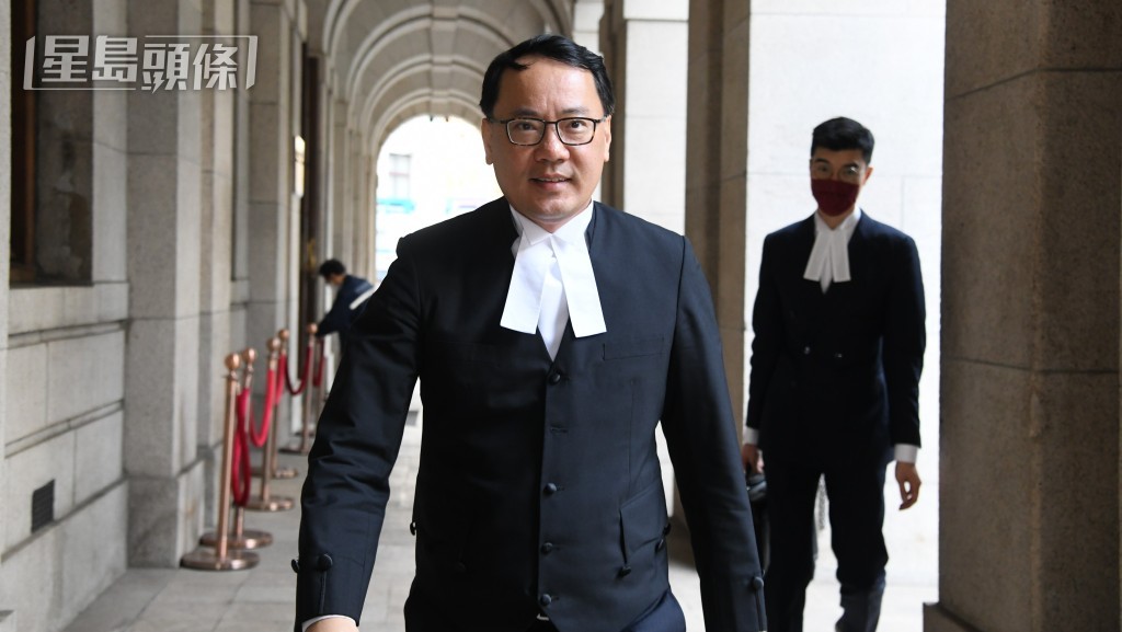 律政司代表資深大律師譚耀豪。何健勇攝 律政司代表資深大律師譚耀豪。何健勇攝