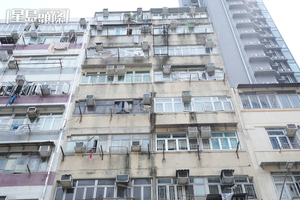 位於元州街的慶成樓，是其中一幢參與「聯廈聯管」試驗計劃的大廈。