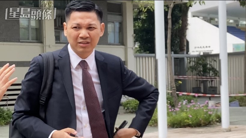 證人曾穎偉。蘇芷榆攝 證人曾穎偉。蘇芷榆攝