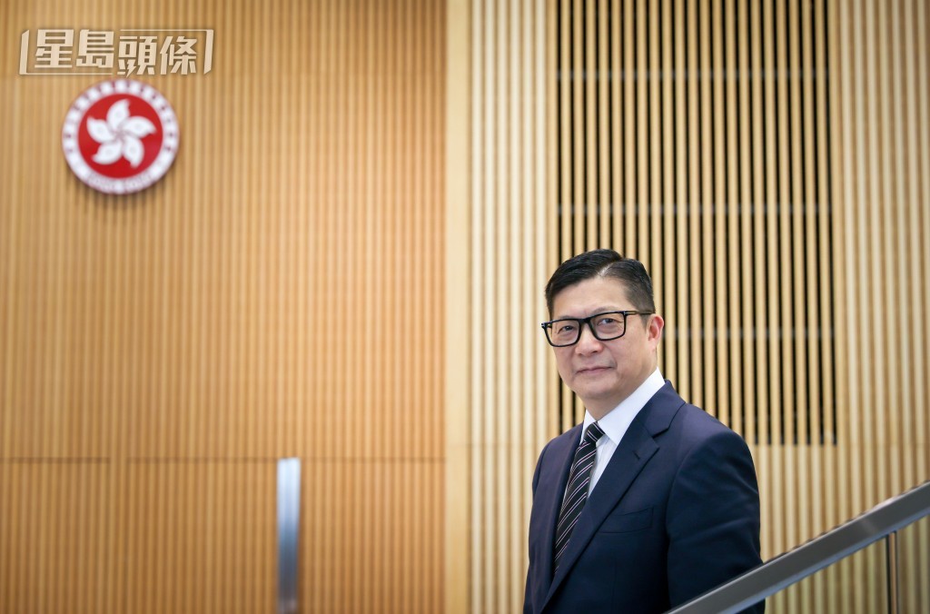 保安局局長鄧炳強指出,紀律部隊在國家安全工作中承擔重要角色,人員必須深入理解並認同國家安全理念。 何家豪攝 保安局局長鄧炳強指出,紀律部隊在國家安全工作中承擔重要角色,人員必須深入理解並認同國家安全理念。 何家豪攝