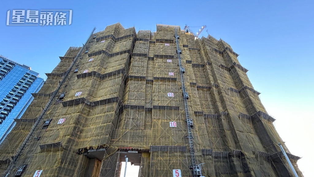 現場為啟德承豐里一住宅地盤。 現場為啟德承豐里一住宅地盤。