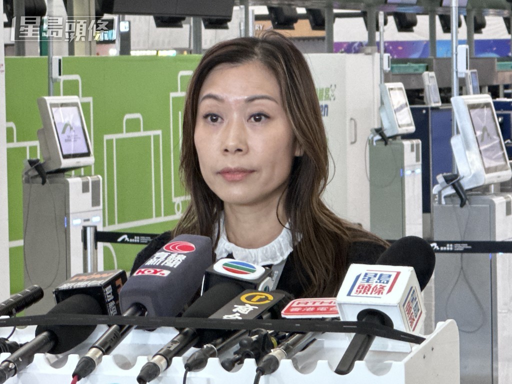 大灣區航空地面服務副總經理馬詠珊。 大灣區航空地面服務副總經理馬詠珊。