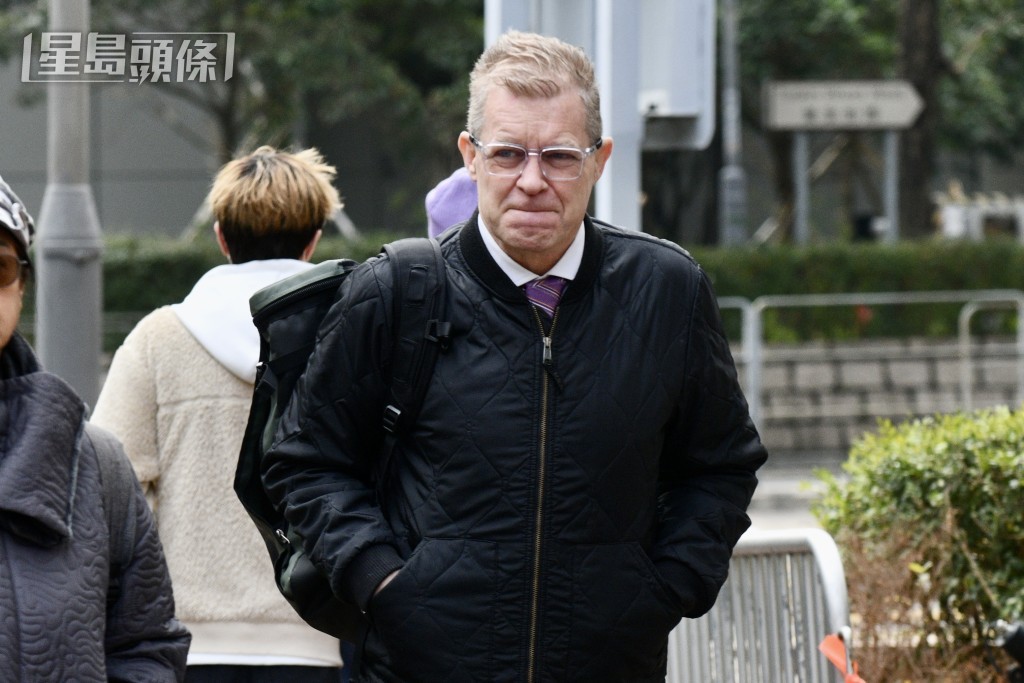 黎智英的代表之一,新西蘭御用大律師 Marc Corlett。盧江球攝 黎智英的代表之一,新西蘭御用大律師 Marc Corlett。盧江球攝