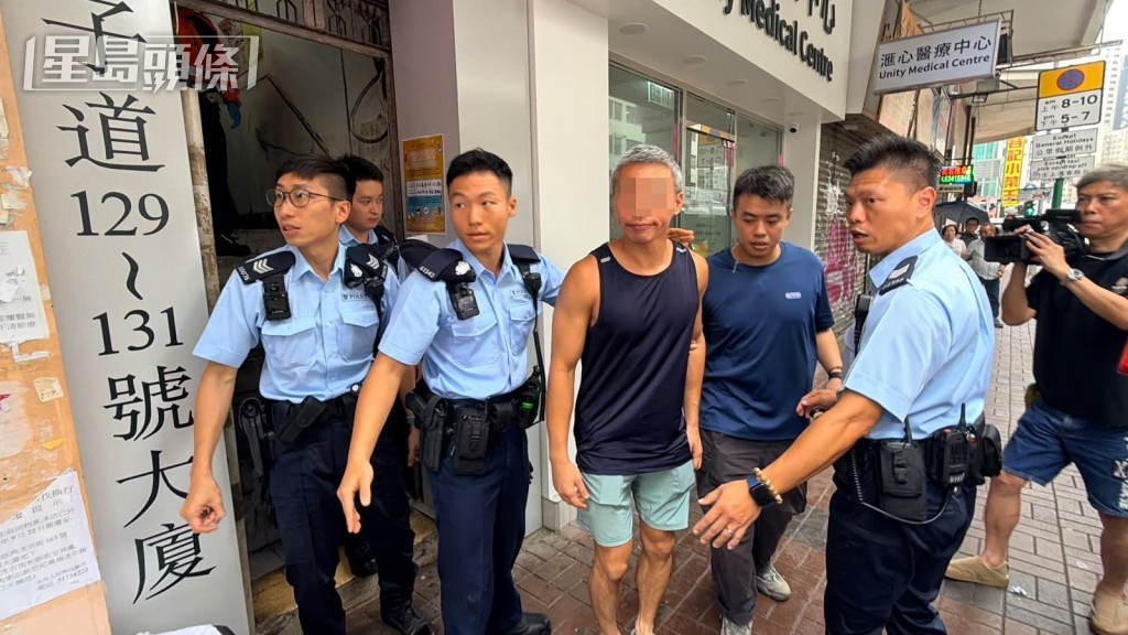 租客涉嫌襲擊被捕。 租客涉嫌襲擊被捕。