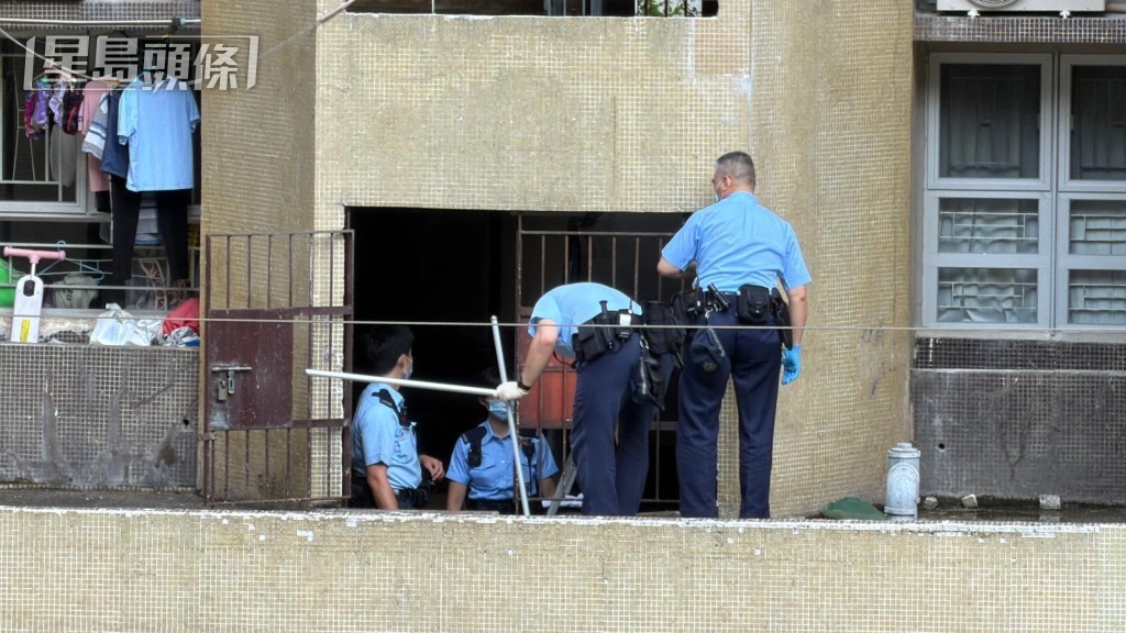 顯祐樓有人墮樓死亡。 顯祐樓有人墮樓死亡。