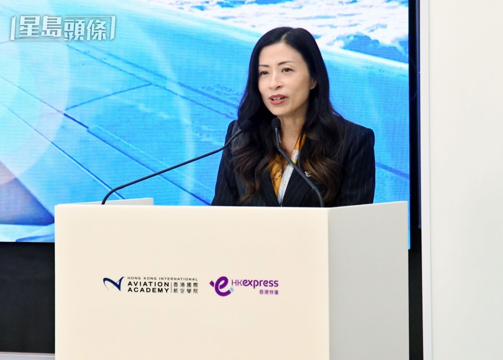 毛潔瓊希望香港快運能成為香港年輕人實現飛行夢想的起點，為本地航空業，培養更多優秀機師。
