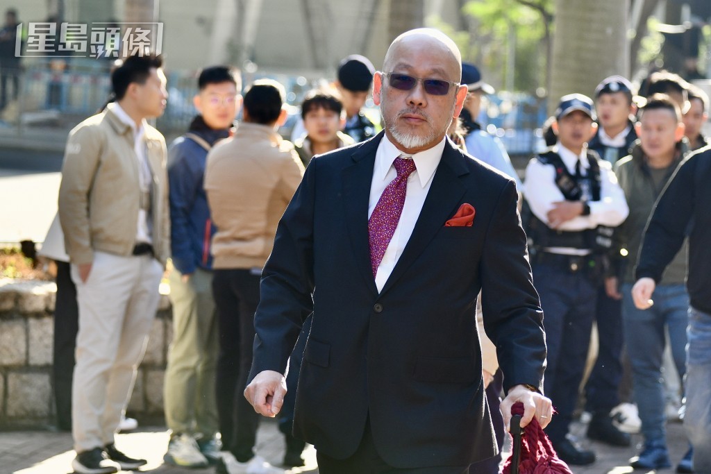 代表黎智英的資深大律師彭耀鴻。盧江球攝