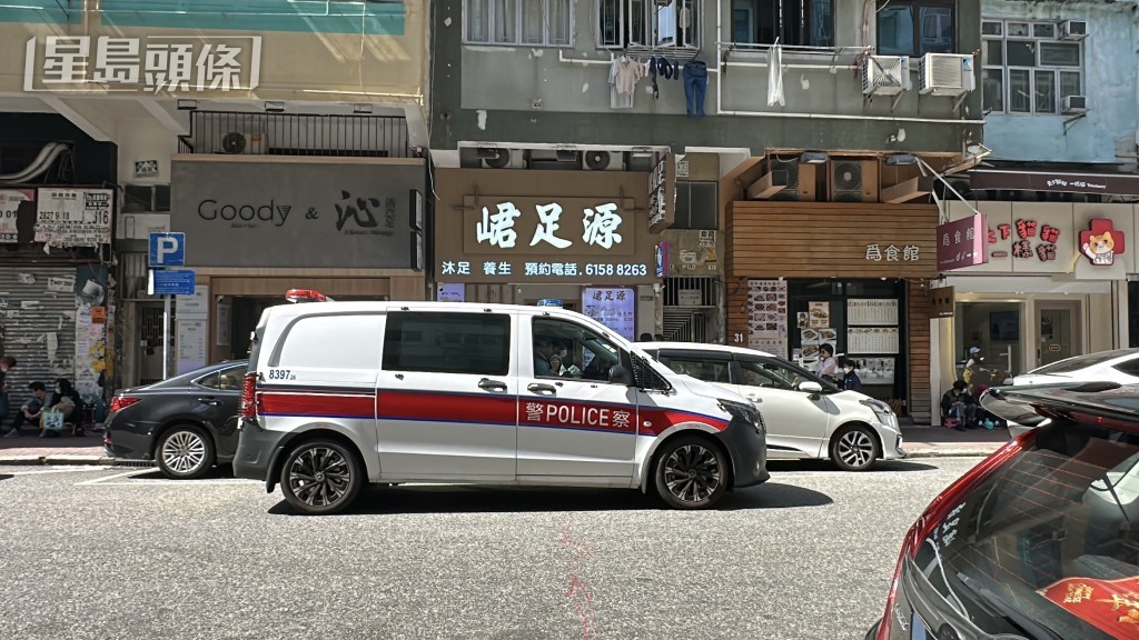 警員到場調查。