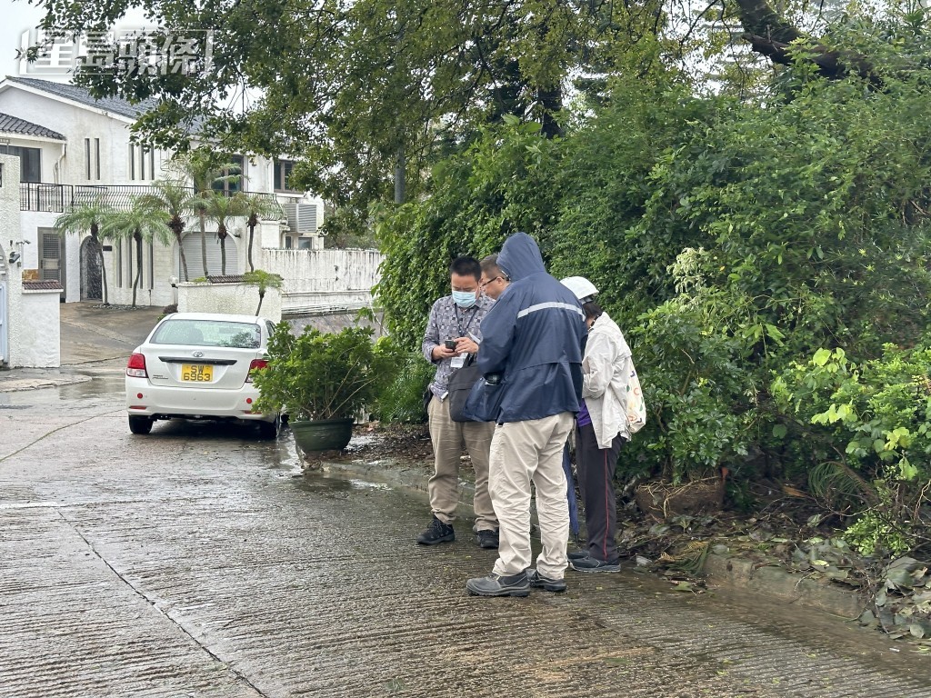 地政总署人员到场。