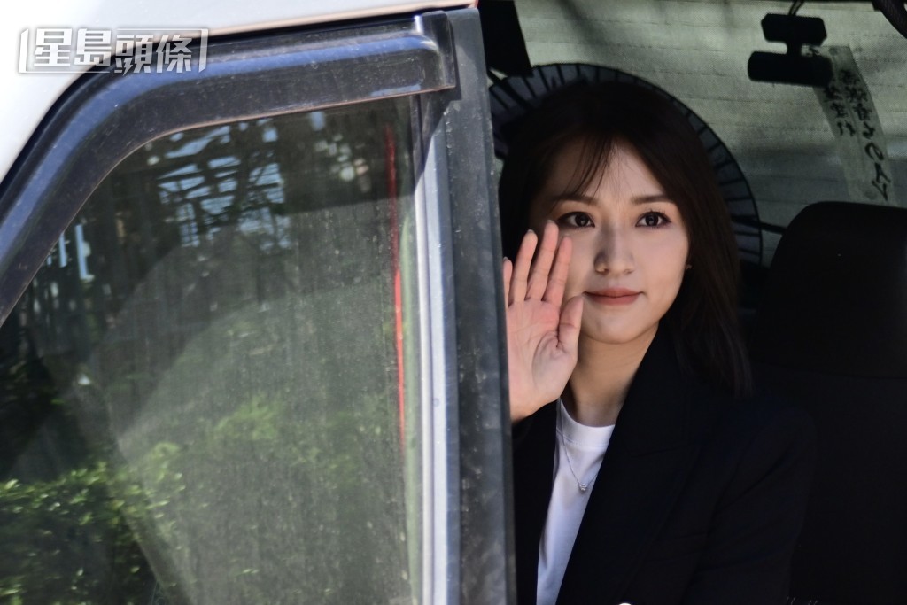 林頴彤以平常心看待案件押後。陳極彰攝