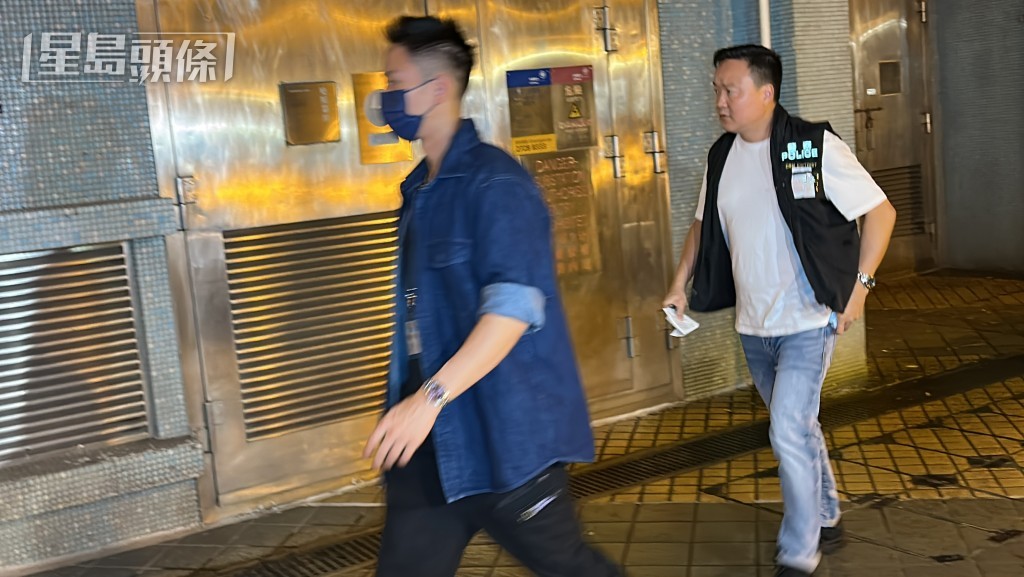 警員到場調查。蔡楚輝攝 警員到場調查。蔡楚輝攝